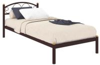 Кровать односпальная Вероника (СМ 120х200) трубка металл в интернет магазине Планета Комфорта Фото metallicheskie-krovati кровать односпальная вероника (см 120х200) трубка металл производитель Милсон