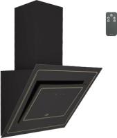 Вытяжка наклонная Lavanda 160 (600х465хh880(1280)) (Материал Металл/Стекло , Цвет Черный/Черный) в Крыму от производителя 