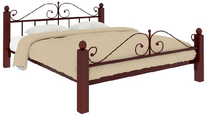 Кровать односпальная Диана Lux Plus (СМ 120х200) трубка металл ( 120х200 , металл/дерево , медная шагрень , без подъемного мех. , без ящиков , без матраса (Милсон) ) Кровать односпальная Диана Lux Plus (СМ 120х200) трубка металл ( 120х200 , металл/дерево , медная шагрень , без подъемного мех. , без ящиков , без матраса (Милсон) )