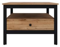 Стол журнальный Loft LAW (мдф, лдсп-дуб вотан,  черный (Black Red White (БРВ)) ) в Крыму от производителя в интернет магазине Планета Комфорта Стол журнальный Loft LAW (мдф, лдсп-дуб вотан,  черный (Black Red White (БРВ)) ) в Крыму от производителя