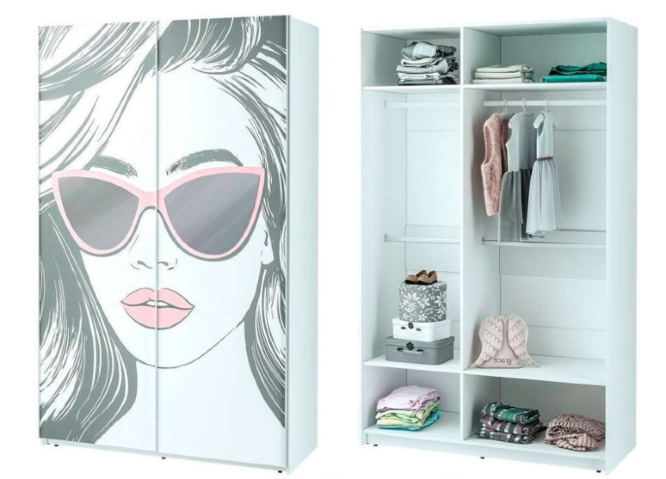 Фото Шкаф-купе Мемори ШКК-01 (2 двери) от производителя Мебелони в Крыму по цене 44 540 ₽