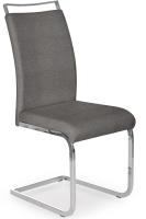 Стул Halmar K348 ( Обивка стула:ткань, хром, серый (Halmar ) ) в Крыму от производителя 
