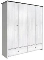 Фото shkafy-platyanye шкаф порто szf4d2s (189) четырехдверный производитель Black Red White (БРВ)