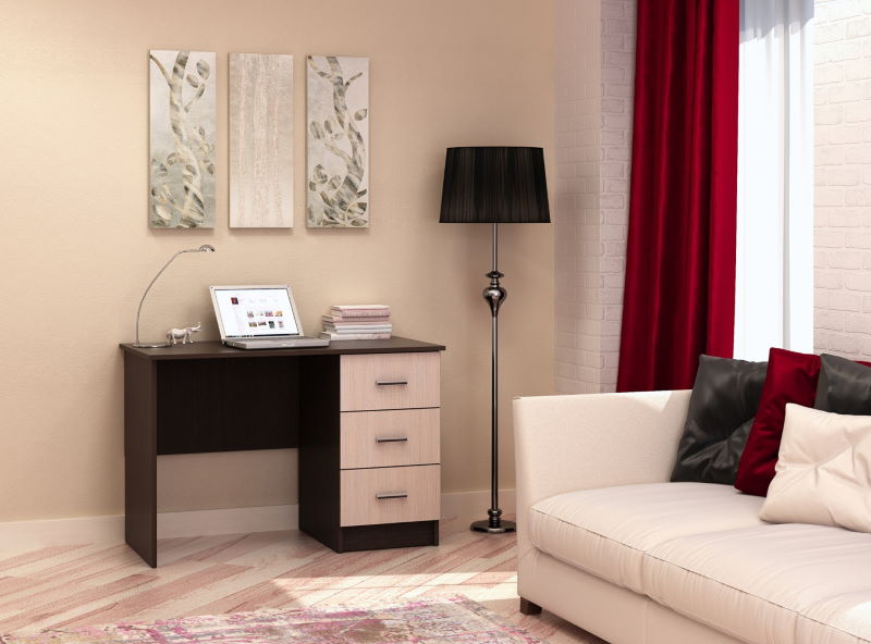 Фото Стол компьютерный ПКС-3 в Крыму по цене 5 460 ₽ от производителя ПАМИР, код товара 2000001596920, 2000001596937 шт Фото Стол компьютерный ПКС-3 от производителя ПАМИР в Крыму по цене 5 460 ₽