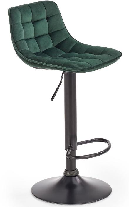 Стул барный Halmar H-95 ( Обивка стула:ткань, порошковое покрытие, темно-зеленый  (Halmar ) ) Стул барный Halmar H-95 ( Обивка стула:ткань, порошковое покрытие, темно-зеленый  (Halmar ) )