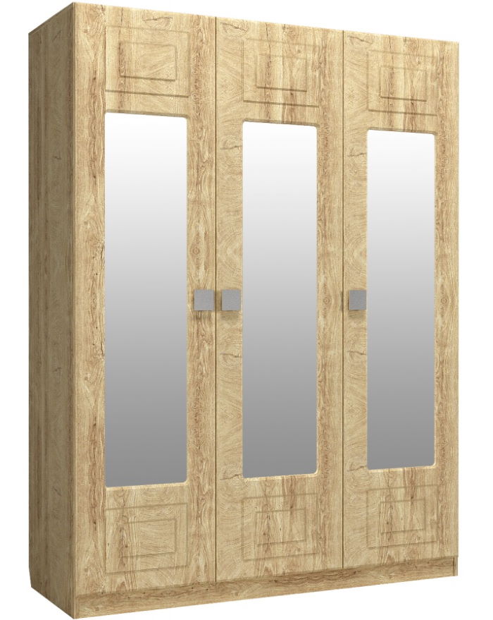 Фото Шкаф трехстворчатый Анастасия АН-3К с зеркалом в Крыму по цене 47 690 ₽ от производителя Компасс, код товара 2000001628157, 2000001919118 шт Фото Шкаф трехстворчатый Анастасия АН-3К с зеркалом от производителя Компасс в Крыму по цене 47 690 ₽