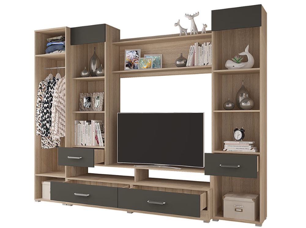 Фото Стенка Париж в Крыму по цене 34 760 ₽ от производителя Горизонт, код товара 2000002418061, 2000002418078 шт Фото Стенка Париж от производителя Горизонт в Крыму по цене 34 760 ₽