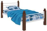 Кровать односпальная Милана Lux Plus (СМ 90х200) трубка металл в интернет магазине Планета Комфорта Фото derevyannye-krovati кровать односпальная милана lux plus (см 90х200) трубка металл производитель Милсон