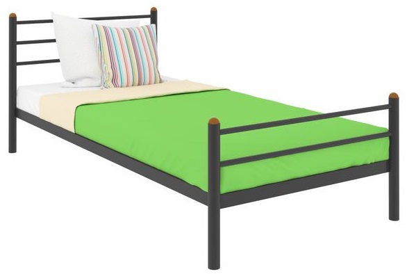 Фото Кровать односпальная Милана Plus (СМ 90х190) трубка металл от производителя Милсон в Крыму по цене 10 440 ₽