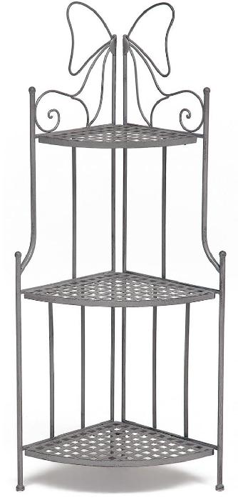 Этажерка кованая угловая 003  (серый (Tetchair) ) Этажерка кованая угловая 003  (серый (Tetchair) )