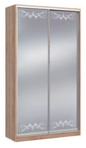 Фото Шкаф-купе Оскар 1.2 (1,2х0,6х2,3 - 2 двери) от производителя Мебель Маркет в Крыму по цене 43 890 ₽