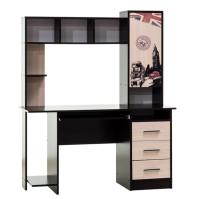 Стол компьютерный №6  в интернет магазине Планета Комфорта Фото kompyuternye-stoly-s-nadstroykoy стол компьютерный №6  производитель SV-мебель