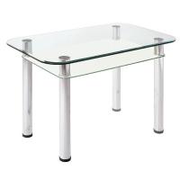 Стол обеденный 3.4 с полкой мдф в интернет магазине Планета Комфорта Фото stoly-obedennye-neraskladnye стол обеденный 3.4 с полкой мдф производитель Мебель из стекла