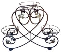 Фото podstavki-dlya-tsvetov подставка для цветов сердце для любимой (780х260хh610) производитель Металл-Конструкция