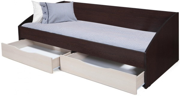 Фото Кровать односпальная Фея-3 (симметричная) (СМ 90х200) с основанием в Крыму по цене 14 030 ₽ от производителя Олмеко, код товара 2000002396994, 2000002397014, 2000002397021, 2000002397038 шт Фото Кровать односпальная Фея-3 (симметричная) (СМ 90х200) с основанием от производителя Олмеко в Крыму по цене 14 030 ₽