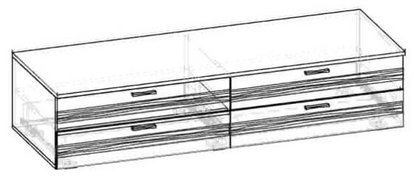 Фото Тумба ТВ Лотос ТБ-815 от производителя Сантан в Крыму по цене 6 490 ₽