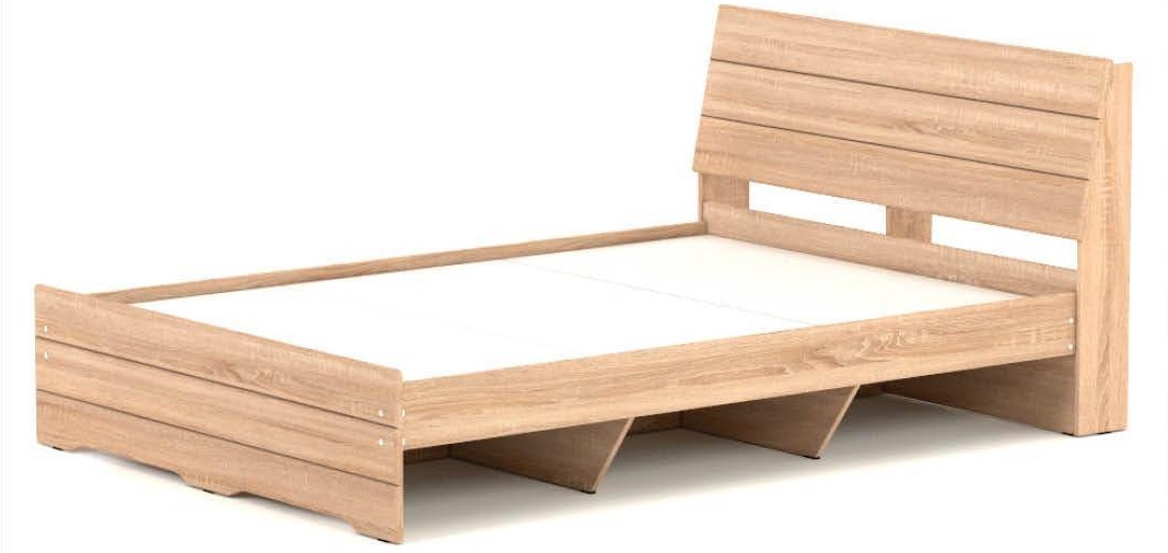 Фото Кровать односпальная К-18 (СМ 90х200) комплектуется настилом от производителя Ромис в Крыму по цене 10 650 ₽